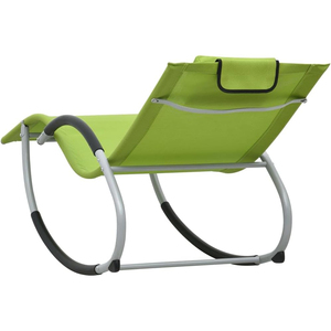 Tumbona de Acero con Malla Transpirable para Playa, <span class=keywords><strong>Piscina</strong></span>, Jardín y Patio - Product Image 4