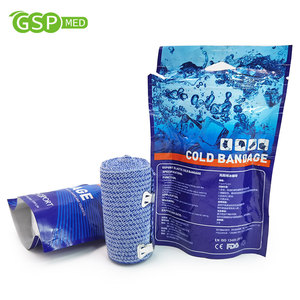 Benda Refrigerante 7,5cm*3,2m Blu con Clip, Benda Fredda Istantanea in Cotone Traspirante Elastico ISO per Atleti - Product Image 5
