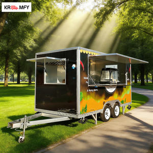 Structure carrée en acier inoxydable pour remorque, homologuée DOT VIN CE, équipement complet de barbecue pour fumoir, grill, hot-dogs, restauration rapide, cuisine mobile - Product Image 2