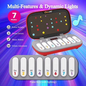 Machine de jeu de rythme musical éducative, piano électronique avec système de notation, entraînement à la vitesse des doigts et jouet d'interaction parent-enfant - Product Image 3