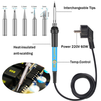 Kit de Fer à Souder 60W/80W/90W Vente Chaude, Kit de Fers à Souder Électroniques de Haute Qualité, Kit d'Entraînement à la Soudure