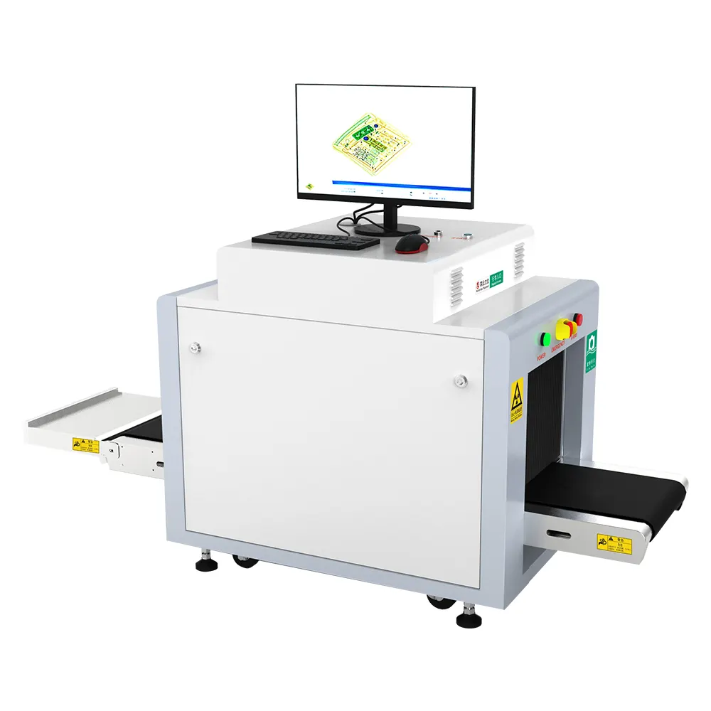 Pemindai keamanan X ray BOTAR, mesin inspeksi x-ray, pemindai bagasi