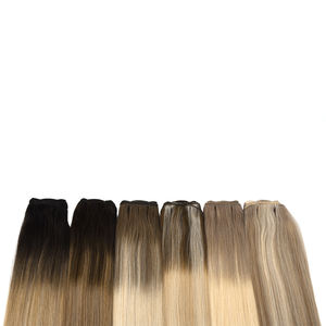 Extensiones de Cabello Humano Virgen Ruso de Doble Trama, Puntas Gruesas, Cutícula Completa Alineada, para Salones de Alta Gama - Product Image 2