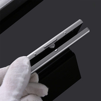 Dompet Kartu RFID Blocking Stainless Steel Minimalis Tipis Anti Maling Logam Bisnis Custom Logo Laser