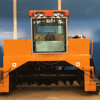Mélangeur de compost mobile sur chenilles YSX ou machine à compost pour déchets alimentaires