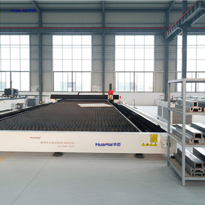 Máquina de corte láser de fibra CNC Huamai con riel de suelo para chapa metálica, <span class=keywords><strong>planta</strong></span> de fabricación de elevadores <span class=keywords><strong>DWG</strong></span>, dúplex de alta resistencia - Product Image 2