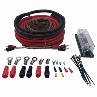 Kit complet de câblage d'amplificateur d'alimentation du fabricant professionnel calibre 4 AWG pour l'installation audio de voiture
