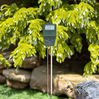 Testeur de pH et d'humidité du sol portable 2 en 1 en plastique pour les plantes de jardin, prise en charge ODM personnalisée