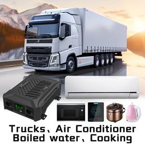 Convertisseur de puissance à onde sinusoïdale pure 2000W 4000W de puissance de crête pour usage domestique, écran LCD, convertisseur DC-AC 12V 24V, pour automobile, <span class=keywords><strong>prix</strong></span> d'usine - Product Image 4