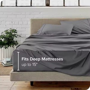 Vente en gros bon marché Queen Size microfibre douce 4 pièces draps plats ensembles de literie - Product Image 2