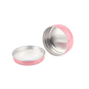 2 Unzen Aluminium Zinn Verpackung 60ml Nachfüllbare kosmetische Lippen balsam Creme Behälter mit Kunststoff Schraub deckel für Creme Lippen balsam - Product Image 4