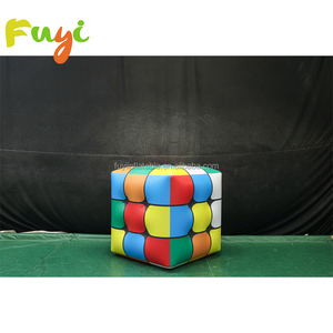 Décoration commerciale de taille personnalisée <span class=keywords><strong>ballon</strong></span> publicitaire géant Rubik's <span class=keywords><strong>Cube</strong></span> gonflable pour événement en plein air - Product Image 2