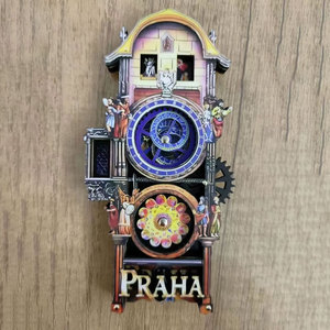 Imanes de Colección Turística, Imanes <span class=keywords><strong>para</strong></span> Refrigerador con Reloj Astronómico |   Recuerdo de Viaje Decorativo <span class=keywords><strong>para</strong></span> Guardar Recuerdos - Product Image 5