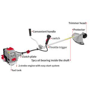 <span class=keywords><strong>Débroussailleuse</strong></span> thermique Tmaxtool 65CC à moteur 2 temps pour la coupe de l'herbe - Product Image 3