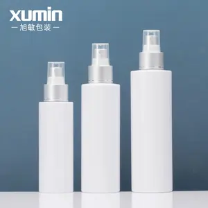 100ml 150ml 200ml weiße kosmetische Haustierplastik-Sprüh flasche/leere Sprüh pumpen flaschen auf Lager