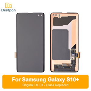 ชุดจอ OLED สำหรับเปลี่ย<span class=keywords><strong>น</strong></span> Samsung Galaxy <span class=keywords><strong>S10</strong></span> Plus, แผงห<span class=keywords><strong>น</strong></span>้าจอแท้ + กระจกเปลี่ยนใหม่, เกรด A - Product Image 1