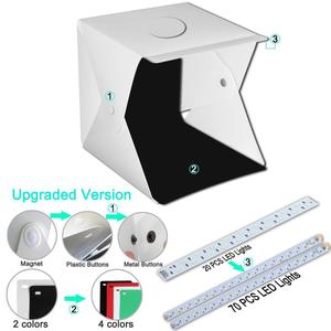 40 centimetri Pieghevole USB LED Lightbox <span class=keywords><strong>studio</strong></span> Fotografico Portatile Mini photo <span class=keywords><strong>Studio</strong></span> - Product Image 3