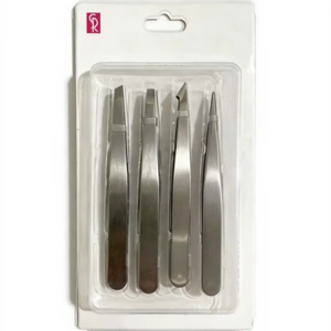 Juego de <span class=keywords><strong>Pinzas</strong></span> de Acero Inoxidable de Precisión Sweet Rose, <span class=keywords><strong>Pinzas</strong></span> Inclinadas <span class=keywords><strong>para</strong></span> Cejas, <span class=keywords><strong>Pinzas</strong></span> <span class=keywords><strong>para</strong></span> Pestañas, <span class=keywords><strong>para</strong></span> Depilación y Modelado de Belleza - Product Image 1