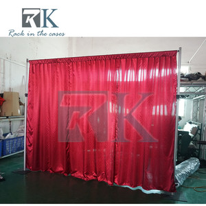 Red Drape Aluminum Pipe Drape <b>Backdrop</b> <b>Stand</b> Event Photo Booth Frame - Product Image 5