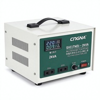 Stabilisateur de tension monophasé 2 kVA, AVR SVC 220 V, affichage numérique, régulateur de tension automatique pour appareils ménagers
