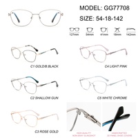 Envío en 24 Horas, Gafas Ópticas Metálicas de Alta Gama Hechas a Mano con Patillas 3D, Monturas Ligeras para Uso Diario