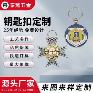 <b>Custom</b> Metal <b>Keychains</b> Zinc Alloy Digital Printing Durable Promotional Gifts - Product Image 3