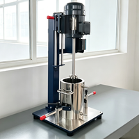Petit mélangeur de laboratoire de table à vitesse réglable pour crème cosmétique, shampoing, émulsification et dispersion