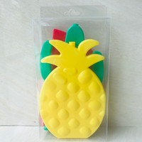 Nouvelles glacières en gel en forme d'ananas personnalisées, écologiques, pour la conservation au froid des aliments en extérieur