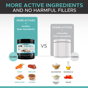 Complément personnalisé OEM/ODM pour animaux de compagnie, mastication douce et apaisante avancée pour chiens et chats, Relaxation à mastication douce, composant de calme - Product Image 4