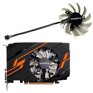 3PIN T128010SM ใหม่เครื่องทำความเย็น GPU <span class=keywords><strong>GTX1030</strong></span> 0.2A DC 12V สำหรับ Gigabyte GeForce GT 1030 2GB OC กราฟิกการ์ด - Product Image 1