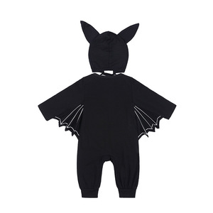 Costume da scheletro 3D per <span class=keywords><strong>bambini</strong></span> di Halloween nuova <span class=keywords><strong>tuta</strong></span> da neonato con cappuccio a forma di pipistrello abbigliamento Cosplay per <span class=keywords><strong>bambini</strong></span> - Product Image 3