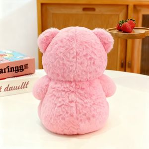 Urso de Pelúcia Rosa de Morango de 8 Polegadas, Brinquedo Macio e Aconchegante, Atacado de Bonecos de Animais Fofos para Crianças, Personagem de Desenho Animado de Pelúcia - Product Image 5