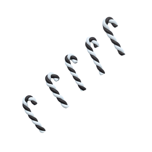 CEHNXI - Palitos de Caramelo Navideños Mini de 2.5cm, 100 Unidades, Plástico Ecológico para Manualidades, Educación, Slime - Product Image 4