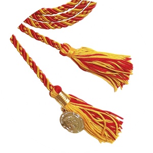 <span class=keywords><strong>Cordons</strong></span> de Graduation Honor multicolore rouge/or <span class=keywords><strong>Cordons</strong></span> de Graduation avec Drop - Product Image 2
