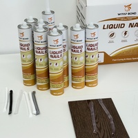 Colle liquide adhésive pour granit, colle de construction ultra-résistante sans clou pour l'installation de dalles de pierre et de comptoirs, adhésifs et produits d'étanchéité