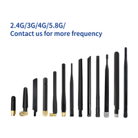 Antenne LTE double bande personnalisée 2.4g 4g 5.8g 868mhz, antenne sans fil omnidirectionnelle, antenne de routeur Wifi en caoutchouc