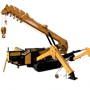 Grue araignée électrique 3t télécommandée/équipement de levage hydraulique à flèche, machinerie de construction robuste ISO9001 - Product Image 1