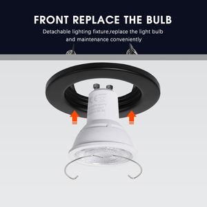 <span class=keywords><strong>Spot</strong></span> lumineux Led <span class=keywords><strong>encastrable</strong></span> pour le plafond, 5w, <span class=keywords><strong>ampoule</strong></span> de remplacement avant, produit mis à niveau, - Product Image 3