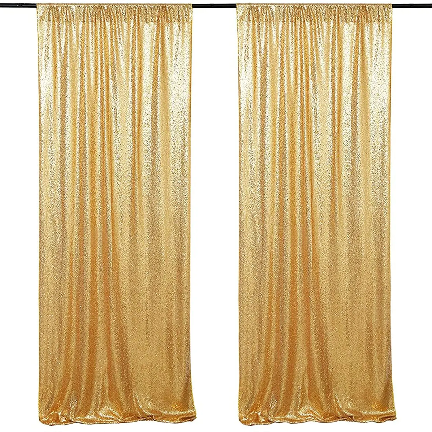 Weekly Deal Sequin Glitter Gold Backdrop Curtain Drape For Wedding Decoration