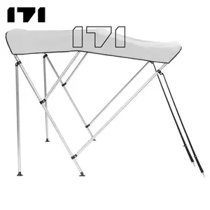 3/4 धनुष एल्यूमीनियम Bimini शीर्ष नाव चंदवा नौकाओं के लिए Sidewalls धूप छांव Bimini शीर्ष जोड़ने