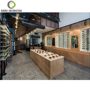 Optical Shop Design Custom Durable Optical Display Stands Wall Mounted Eyewear Display Cabinet For Optical Shop Furniture - Product Image 1