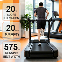 Equipo de Gimnasio Comercial de Alta Calidad para Entrenamiento Deportivo, Caminadora Eléctrica/Caminadora con Teclado/Caminadora LED