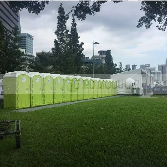 Casa prefabbricata del contenitore piccolo di servizi igienici portatile buon prezzo bagno mobile di plastica bagno