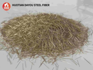 Fibre d'acier cuivrée à haute élasticité pour la reconstruction et l'extension des autoroutes, base de chaussée - Product Image 2