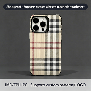 <span class=keywords><strong>Cover</strong></span> per <span class=keywords><strong>iPhone</strong></span> Personalizzata in TPU Morbido di Alta Qualità con Design a Reticolo per 17 Pro Max & 16 Pro Max 15 Pro Max - Product Image 2