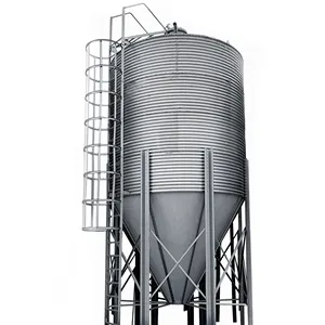 Silo galvanisé 275G silo de stockage de haricots de riz grain petit silo d'alimentation