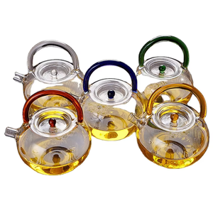 <span class=keywords><strong>Set</strong></span> da Tè in Vetro Trasparente con Teiera <span class=keywords><strong>e</strong></span> Tazze, Resistente al Calore in Borosilicato per Casa <span class=keywords><strong>e</strong></span> Caffè - Product Image 5