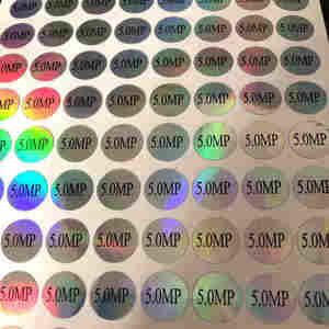 Artículos de Fiesta, Adhesivos Holográficos Personalizados, Adhesivos Transparentes, Artículos Navideños, Decoración Infantil, Decoración para Fiestas de Cumpleaños - Product Image 2