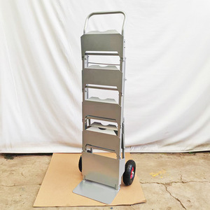 Water Bucket Cart 7 Barrel 4 Wheel Lightweight Delivery <b>Trolley</b> For Commercial Use - Product Image 1
