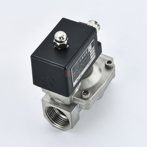 YOULI SLP нержавеющая сталь 304 316 двухстороннее npt bsp AC220V DC24V водяной масляный газ прямая резьба пилотные электромагнитные клапаны - Product Image 5